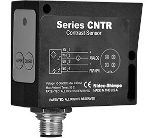 Прямоугольный датчик контрастности, CNTR, Nidec-SHIMPO