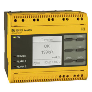 Тестер изоляции для сети AC, ISOMETER® iso685-…-P series, BENDER