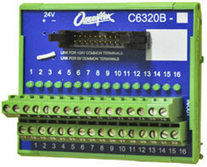 Клеммная колодка на DIN-рейке, C6320B-1, Omniflex